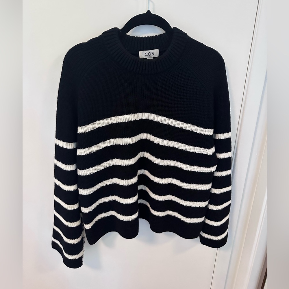 COS striped sweater